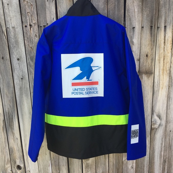 NWT Forever 21 USPS Graphic Reflective Trim Jacket - Picture 8 of 8